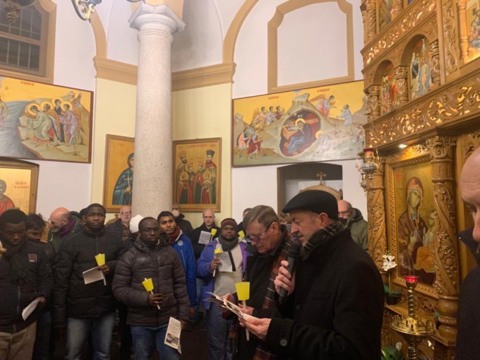 La fiaccolata per celebrare l’unità dei cristiani
