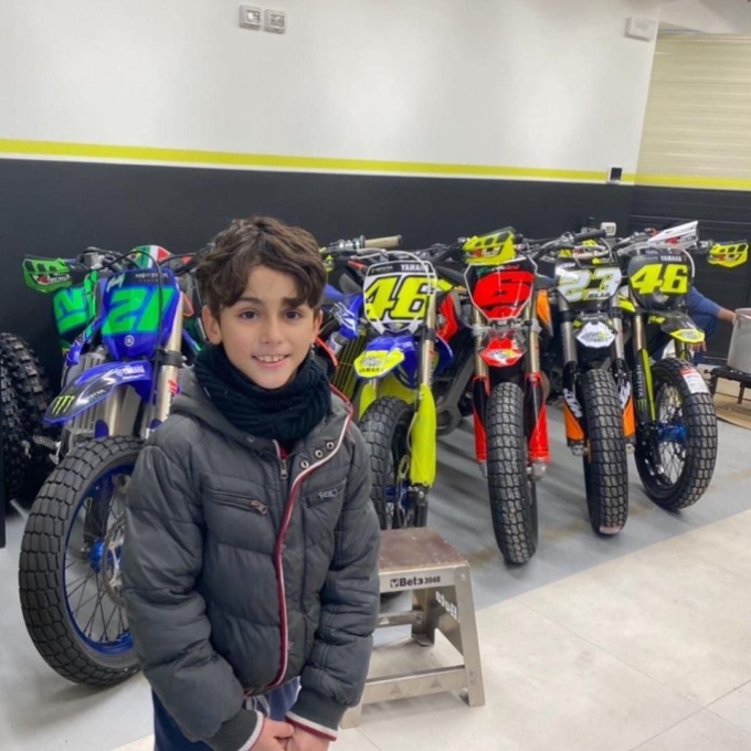 Il piccolo Valentino punta al Motomondiale