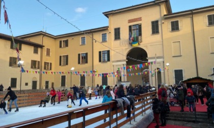 La pista di pattinaggio sul ghiaccio a Concorezzo è stata un successo