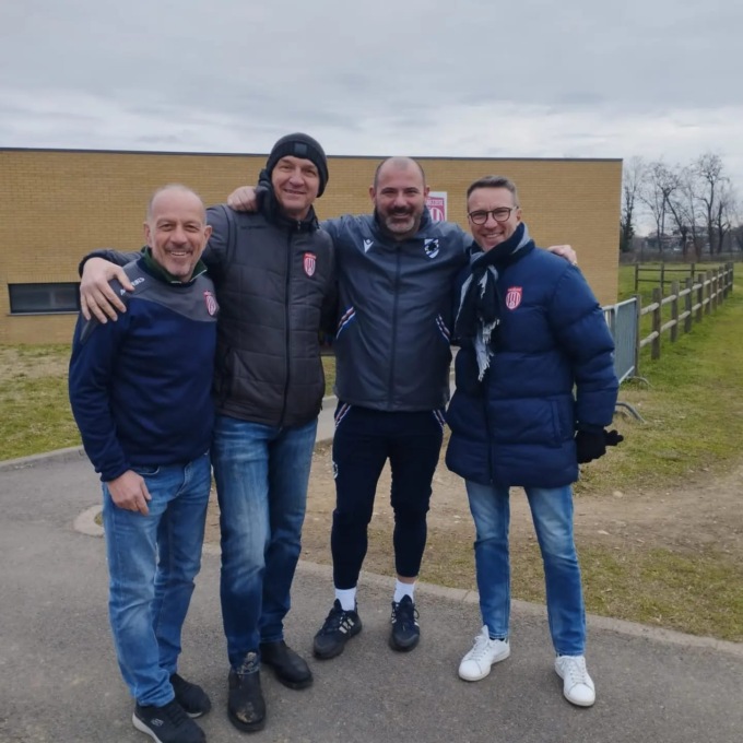 La Sampdoria si allena sul campo della Concorezzese in vista della sfida contro il Monza