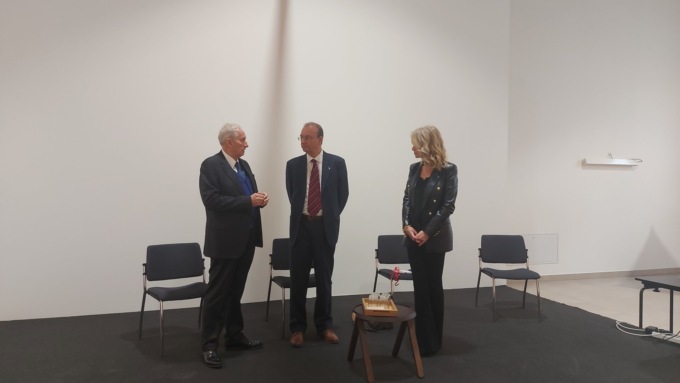Lentate: il ministro Valditara in visita al Polo del legno