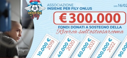 Trecentomila euro per donare gioia e accendere la speranza