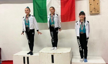 Tre atlete della Casati sul podio nella prima prova di campionato di ginnastica artistica