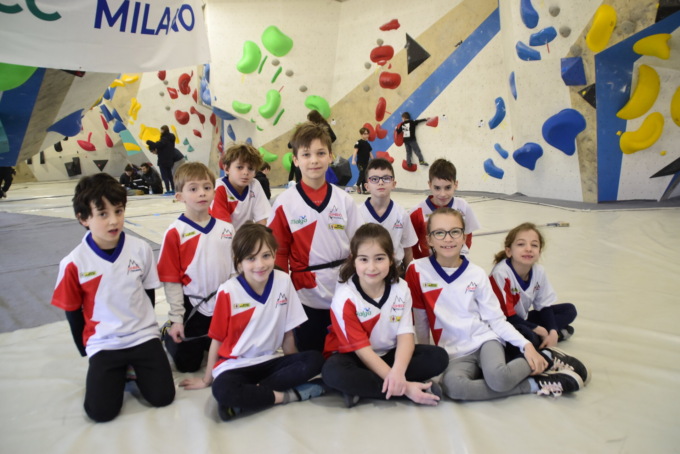 Gli atleti della Climbers Triuggio alle prese con la prima tappa del campionato regionale