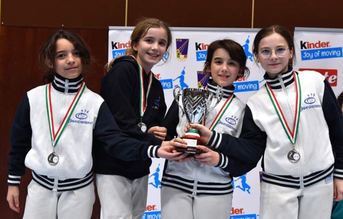 Medaglia d’argento per la squadra delle giovanissime di Brianzascherma