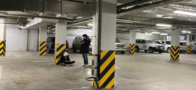 Suonano le sirene antiaereo, il sindaco di Vimercate e la vice nel bunker a Leopoli