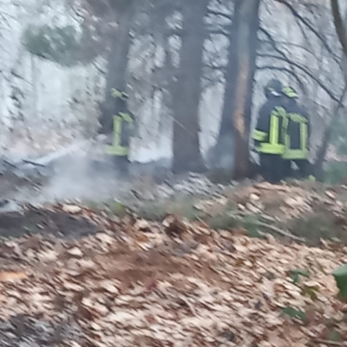 A Barlassina le fiamme minacciano i boschi