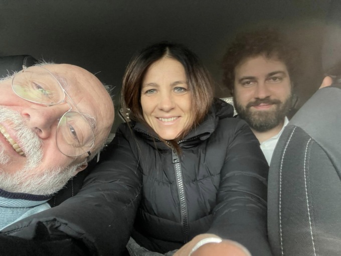 Il primo giorno a Leopoli di sindaco, vice e medico volontario