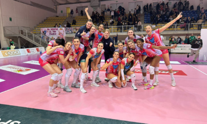 Alessia Orro al servizio decisiva per il match contro Urbino