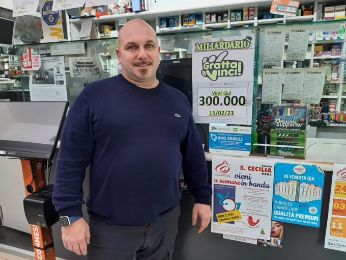 Vincita da 300mila euro in un bar di Meda