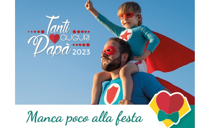 Fate sentire il papà speciale con una dedica sul giornale