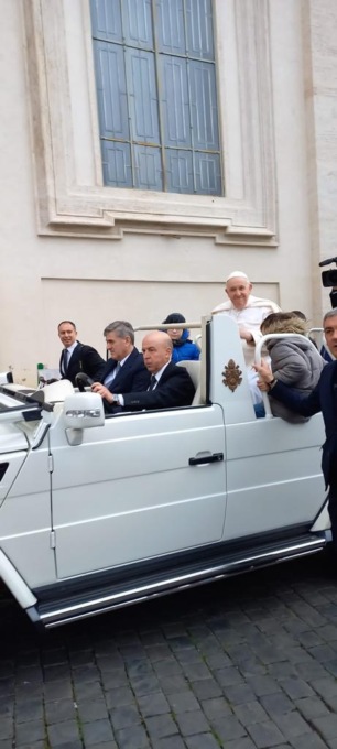 Francesco «volontario» della Protezione civile