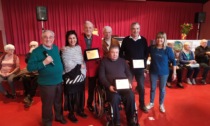Muggiò: il Centro anziani Ancescao della Faipo' ha premiato tre soci onorari
