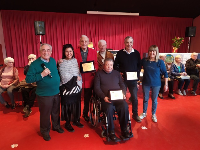Muggiò: il Centro anziani Ancescao della Faipo’ ha premiato tre soci onorari