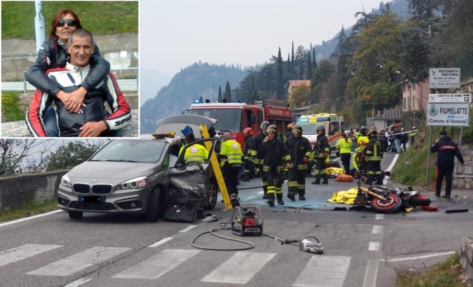Terribile incidente a Varenna: morto un motociclista di Camparada