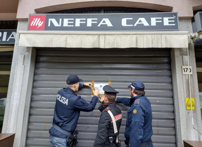 Droga all’interno del bar, chiuso il Caffè Neffa