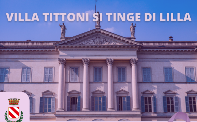 Villa Tittoni si colora di lilla per la Giornata sui disturbi alimentari