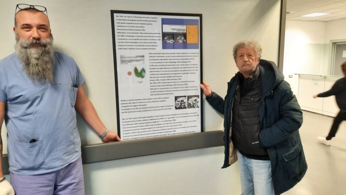 Un manifesto celebra la terapia contro i tumori ideata 38 anni fa a Vimercate
