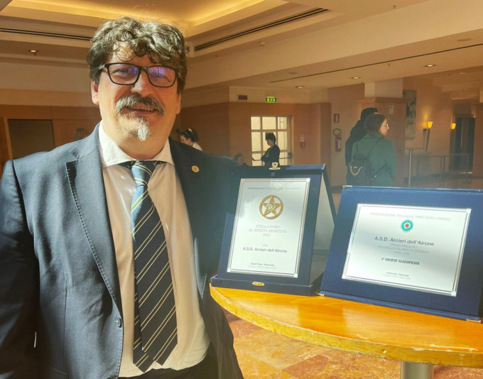 Stella d’Oro al merito sportivo per gli arcieri dell’Airone
