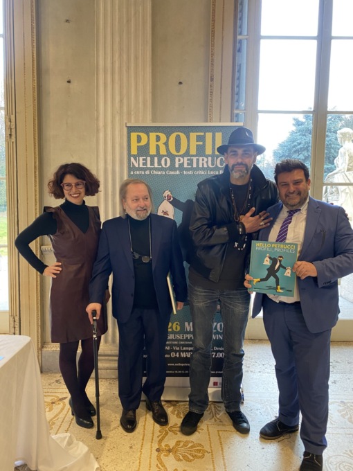 “Profili”: la mostra di Nello Petrucci, famoso artista e film maker italiano