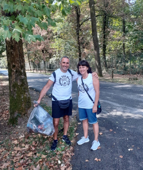 Tiziano Belluschi tra gli organizzatori del Secondo Giro d’Italia di Plogging