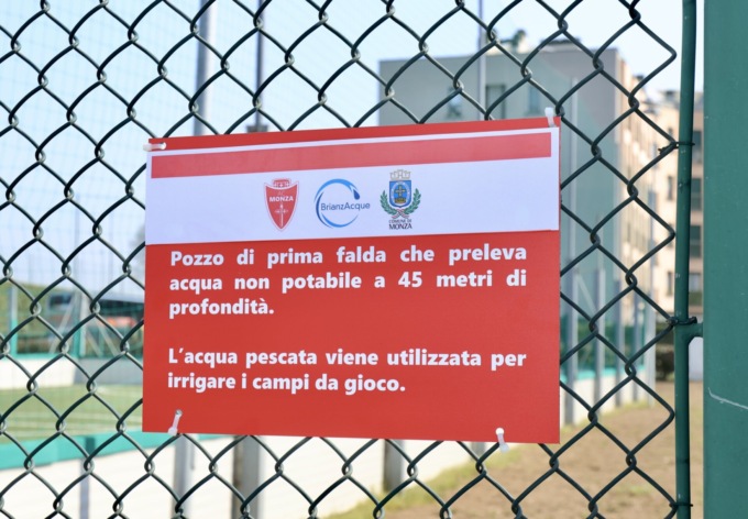 I campi del Monzello verranno irrigati senza spreco di acqua potabile