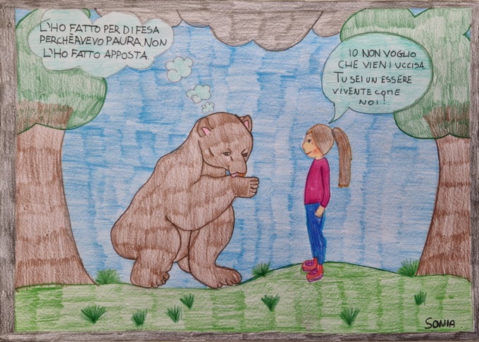 L’appello dei bimbi della scuola di Aicurzio: “Non uccidente l’orsa Jj4”