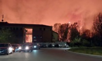 Mega incendio nei boschi tra Limbiate e Cesate