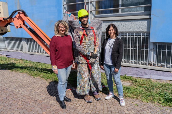 L’energia rinnovabile diventa arte: a Seregno il nuovo murale di Pepe Gaka