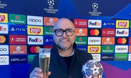 Il sindaco Capitanio si gode il successo del Milan nei quarti di Champions League