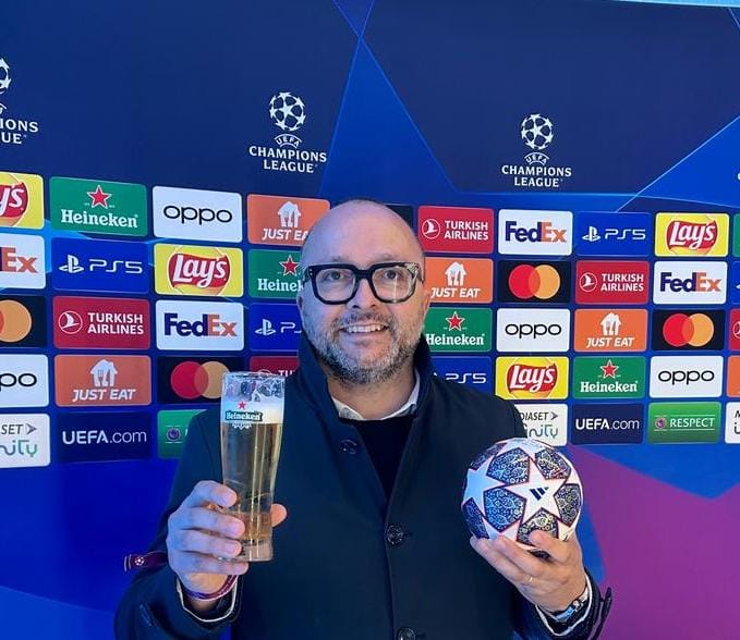 Il sindaco Capitanio si gode il successo del Milan nei quarti di Champions League