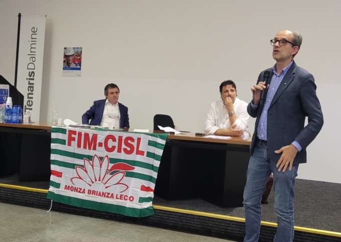 Tenaris, il Segretario Generale della FIM Cisl Benaglia in visita ad Arcore