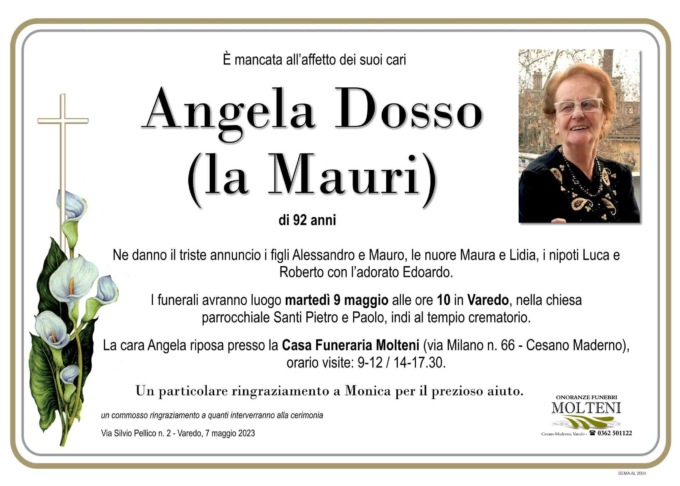 Varedo in lutto per “La Mauri”, storica cartolaia