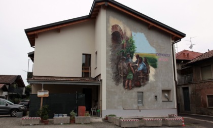 A spasso per Paina, tra i murales: nuova opera in via Corridoni
