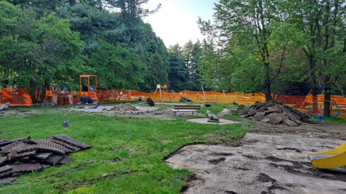 Al via i lavori al Parco Gussi per la posa dei nuovi giochi