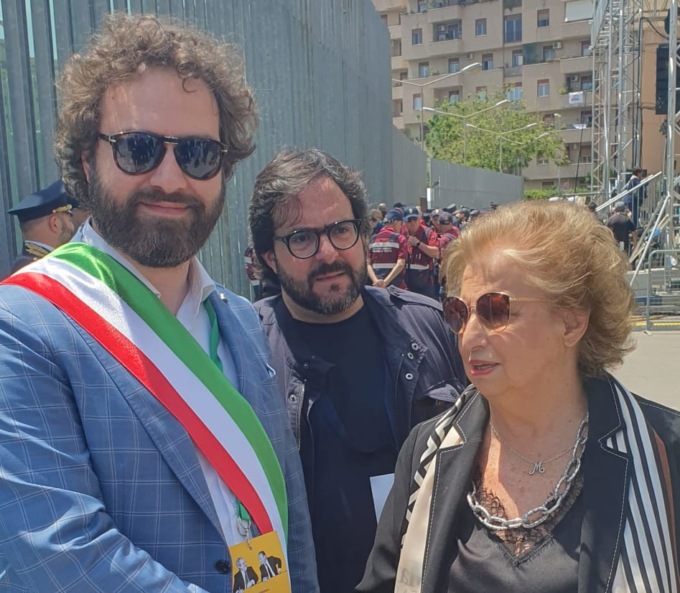 Le autorità di Vimercate a Palermo per commemorare le stragi di mafia