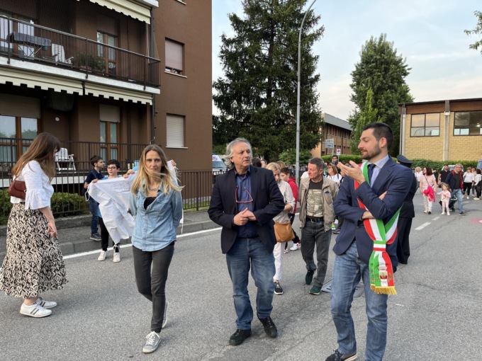 Centinaia di partecipanti alla Marcia della legalità di Bernareggio