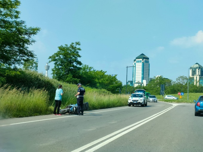 Scontro auto moto a Vimercate: 28enne in ospedale