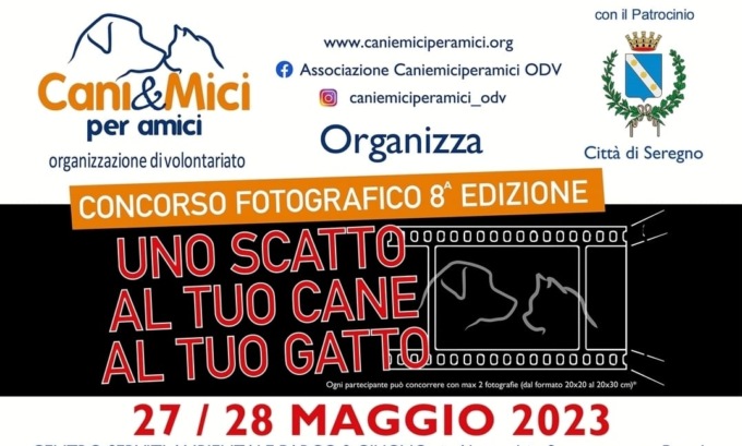 Nel weekend a Seregno la mostra fotografica solidale dedicata agli animali