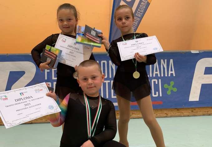 Giovanissimi pattinatori di Biassono spiccano al Campionato Regionale