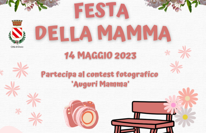 Festa della mamma: una panchina a tema floreale a Desio