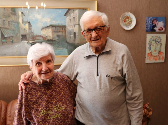 Rosa Mussi e Piero Oggioni festeggiano 70 anni di matrimonio