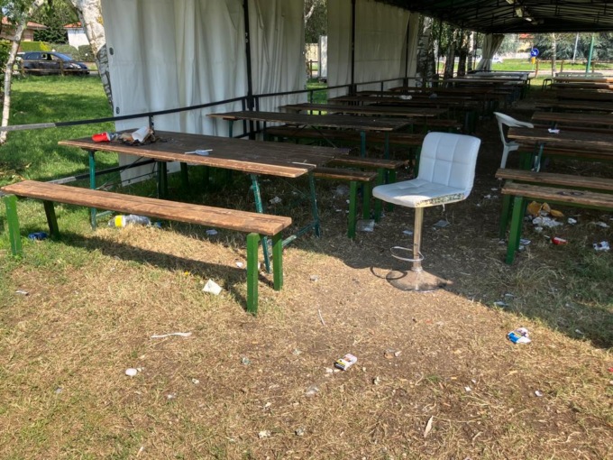 Vandali distruggono di nuovo l’area feste