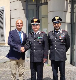 I vertici dei Carabinieri a Ceriano Laghetto
