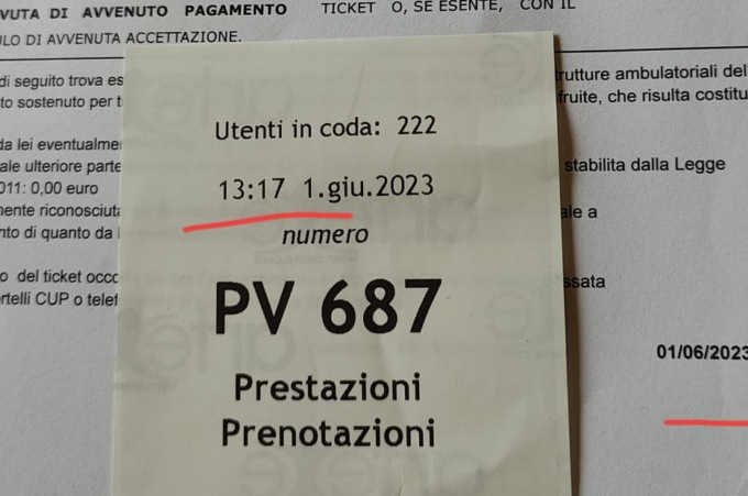 Cup, due ore e mezza per prenotare una visita