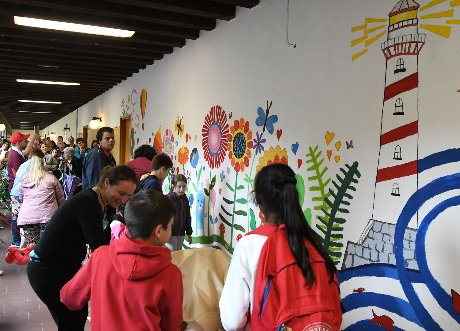 Vimercate - Inaugurazione murales San Gerolamo