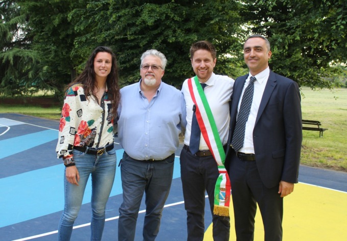 A Seregno sistemato il campo da basket del Ceredo