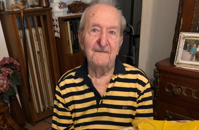 Rinaldo Duranti compie 108 anni ed è l’uomo più anziano di Monza