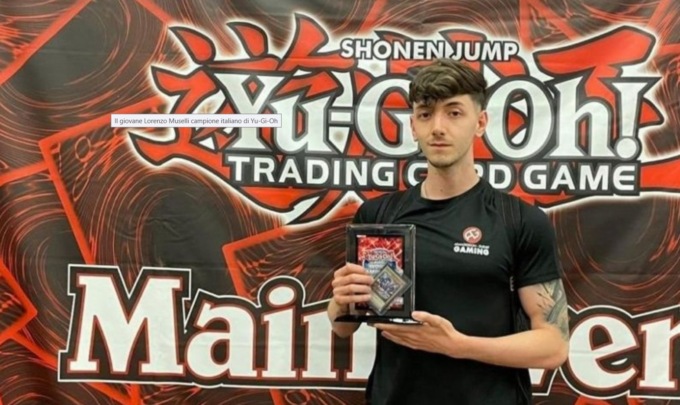 E’ campione d’Italia di Yu-Gi-Oh!