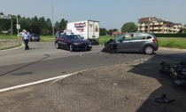 Incidente tra Vedano e Lissone: ferito un motociclista